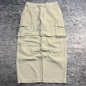Timberland Cargo Pants Mens 36x30 Beige Baggy Workwear Utility Vintage Y2K
